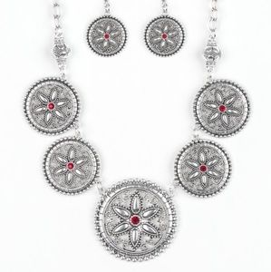 Necklace and earrings